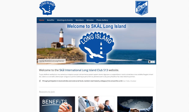 Skål Long Island New Website